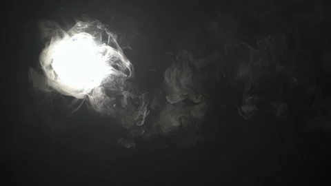 Video of lamp in clouds of smoke Vídeo Stock 113012911