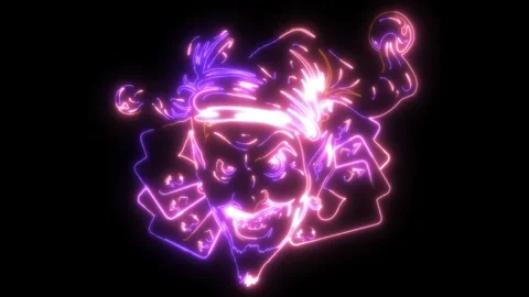 Video of Laughing Devil joker Stock Footage 274564641