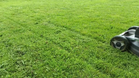 Video of a lawn mower Stock Footage 132170292