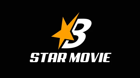 Video letter B with star Stock Footage 247030123