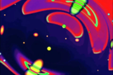 Video loop with color liquid rain drops Stock-Footage 576716