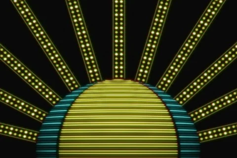 Video loop with flashing neon shape Stock Footage 515969