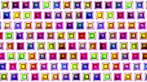 Video loop moving colorful seamless squares Stock Footage 62354096