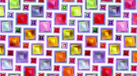 Video loop moving colorful seamless squares Stock Footage 62410837