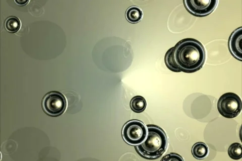 Video loop with popping speakers Stock Footage 576708