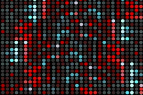 Video loop with wall of color lights Stock-Footage 515144