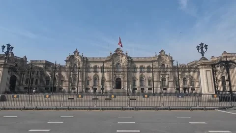 Video of the main square in the capital of Peru. Stock Footage 233601346