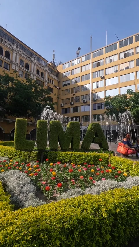 Video of the main square in the capital of Peru. Stock Footage 233603325