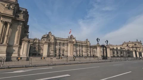 Video of the main square in the capital of Peru. Stock Footage 233603959