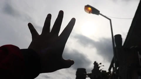 Video of a man's hand being lifted up in slow motion Stock Footage 219348397