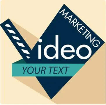 Video Marketing. Stock Illustration
