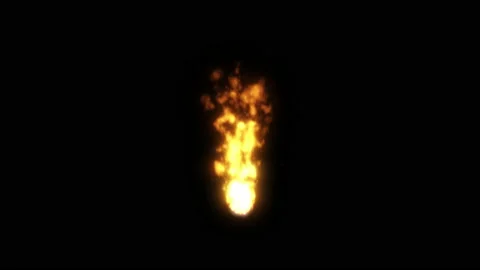 Video material of a fiery flame. Stock Footage 150433473