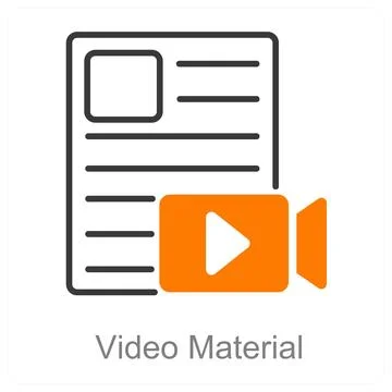 Video Material Stock Illustration