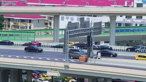 Video-material-of-real-city-complex-traffic Stock Footage 126134043