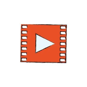 Video media player イラスト素材