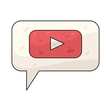 Video message illustration Stock Illustration