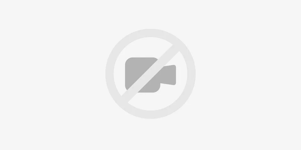 Video Missing, Filming Banned or Not Available - Grey Pictogram with Retro .. Stock Illustration