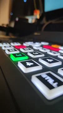 Video Mixer Panel Stock Photos