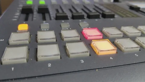 Video Mixing Console Stock Footage 86173312