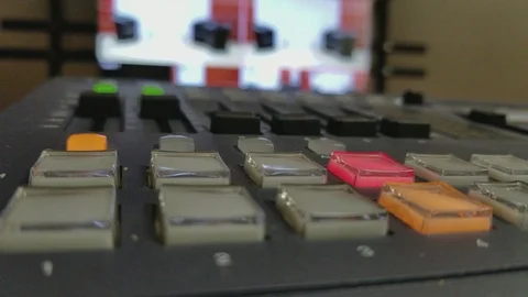 Video Mixing Console Vídeo Stock 86227355