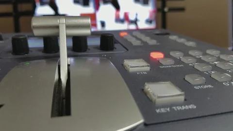 Video Mixing Console Vídeo Stock 86423421