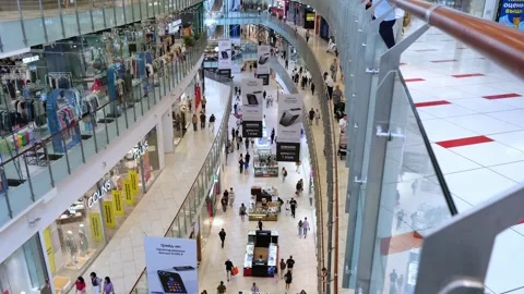 Video of a modern shopping centre.   Stock Footage 282506601
