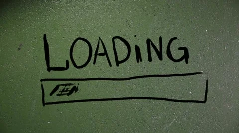 Video  motion  inscription  loading  strip animation for your website background Stock Footage 48695807