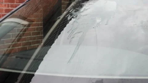 Video moving wipers on a windshield of a car. Stock Footage 341681768