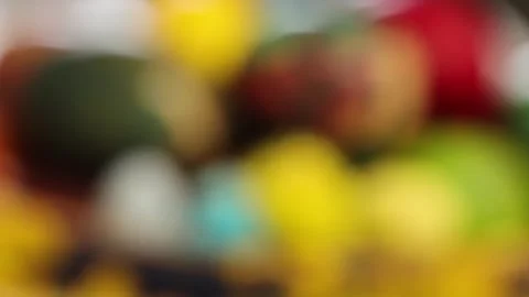 Video of multiple Colorful Easter Eggs Stock Footage 320566458