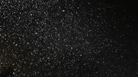 Video of a night snowfall Stock Footage 170441484