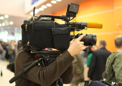 Video operator Stock Photos