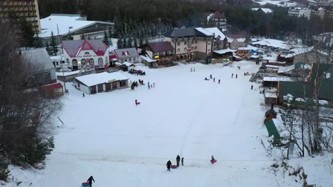 Video over the Cheget glade Stock Footage 152116406