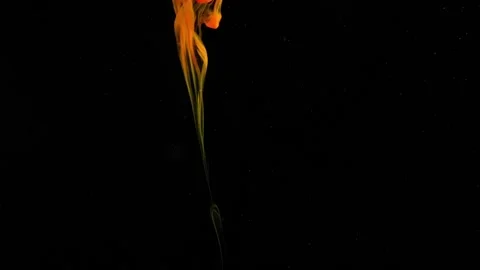 Video of paint falling into the water Stock Footage 172467368