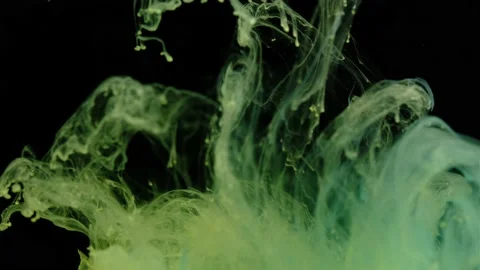 Video of paint falling into the water Stock Footage 172873835