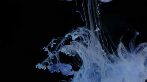 Video of paint falling into the water Stock Footage 172875052