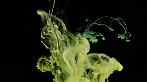 Video of paint falling into the water Stock Footage 172876187