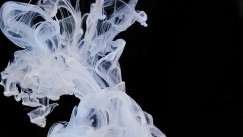 Video of paint falling into the water Stock Footage 172876799