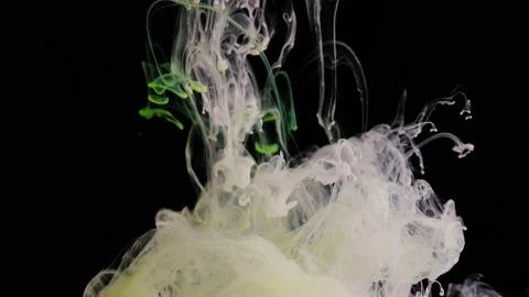 Video of paint falling into the water Stock Footage 172900402