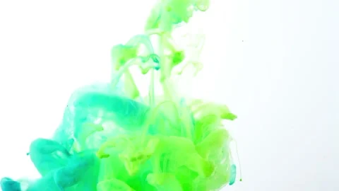 Video of paint falling into the water Stock Footage 173331423
