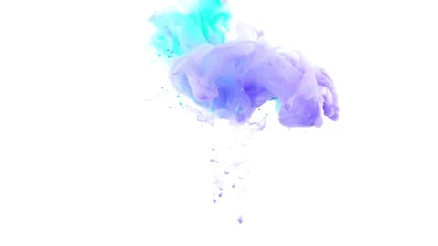 Video of paint falling into the water Stock Footage 173331565
