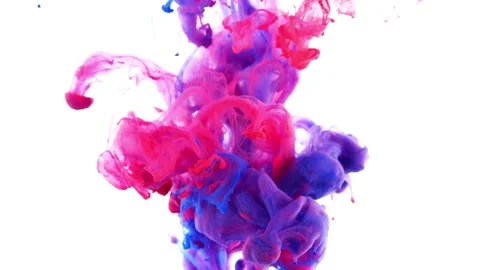 Video of paint falling into the water Stock Footage 173331631