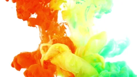 Video of paint falling into the water Stock Footage 173331818