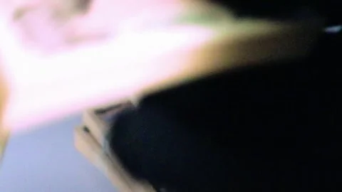 Video of a person carrying a stack of bills Stock Footage 325695018