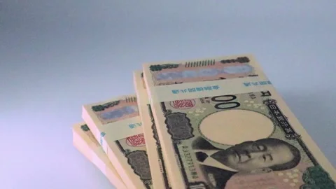 Video of a person carrying a stack of bills Stock Footage 325695239