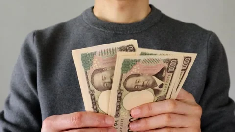 Video of a person counting banknotes Stock Footage 324548036