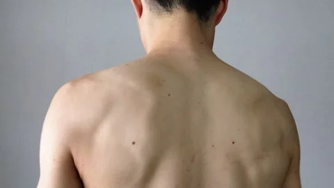 Video of a person stretching from behind Stock Footage 323503449