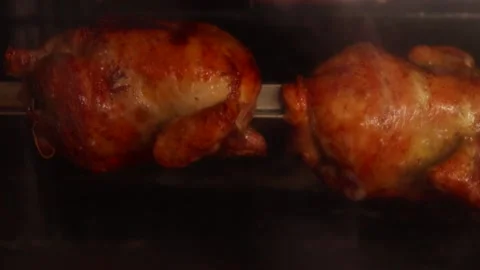 Video of peruvian food called "pollo a la brasa" Stock Footage 231541227