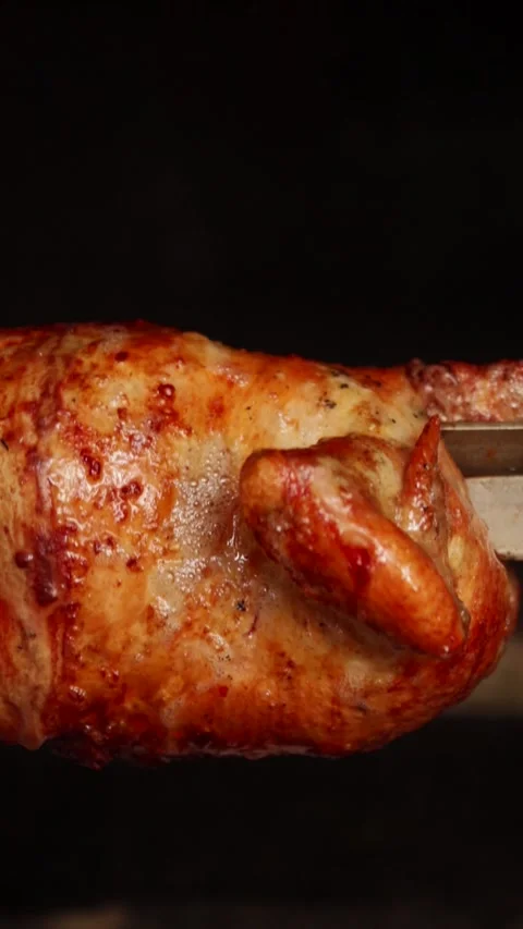 Video of peruvian food called "pollo a la brasa" Stock Footage 231541410