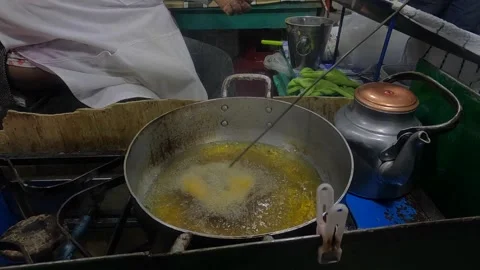 Video of picarones, typical dish of Peru. Food concept and traditions. Stock Footage 249232611