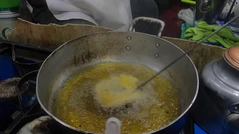 Video of picarones, typical dish of Peru. Food concept and traditions. Stock Footage 249234220